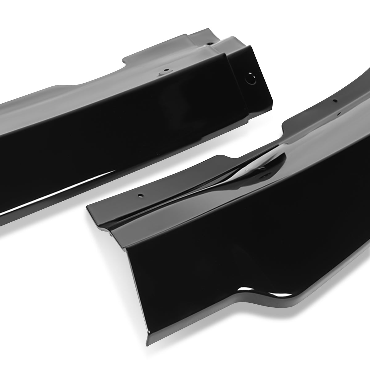 LIP FRONTAL 11-14 DODGE CHARGER - REQUIRES DRILLING BUMPER FOR INSTALLATION - 3PC - PAINTED GLOSS BLACK