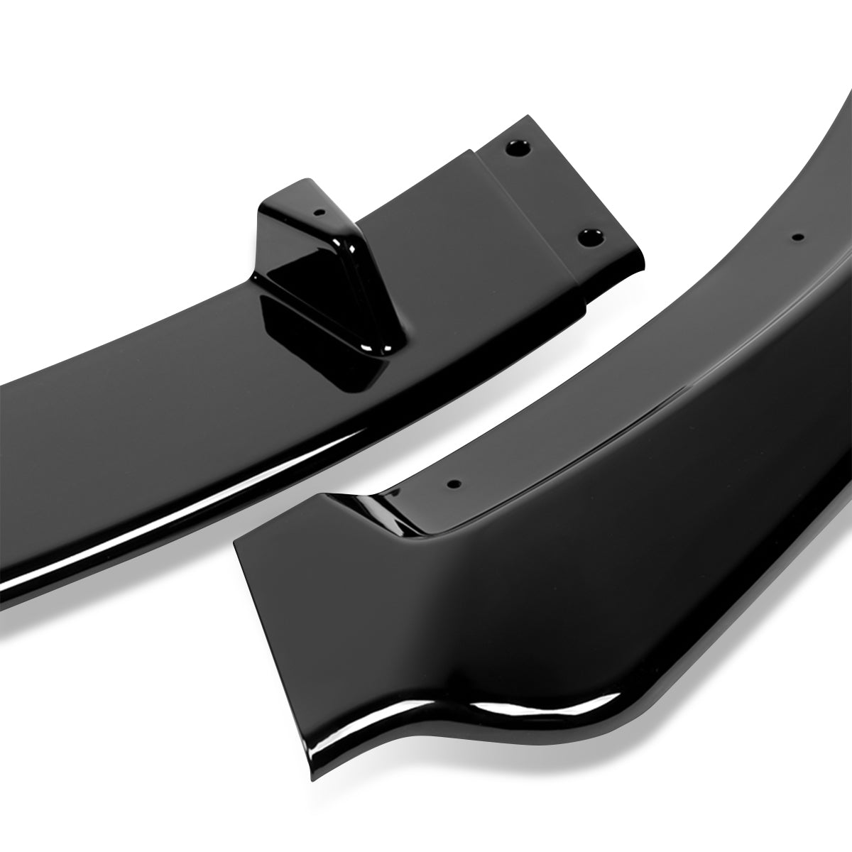 LIP FRONTAL 09-13 MAZDA MX-5 MIATA - REQUIRES DRILLING BUMPER FOR INSTALLATION - 3PC - PAINTED GLOSS BLACK