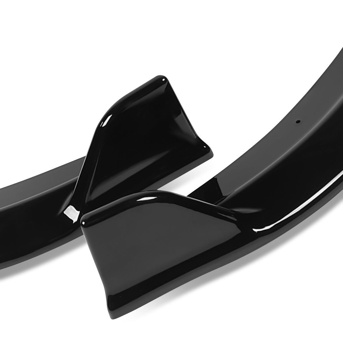 LIP FRONTAL 09-13 MAZDA MX-5 MIATA - REQUIRES DRILLING BUMPER FOR INSTALLATION - 3PC - PAINTED GLOSS BLACK