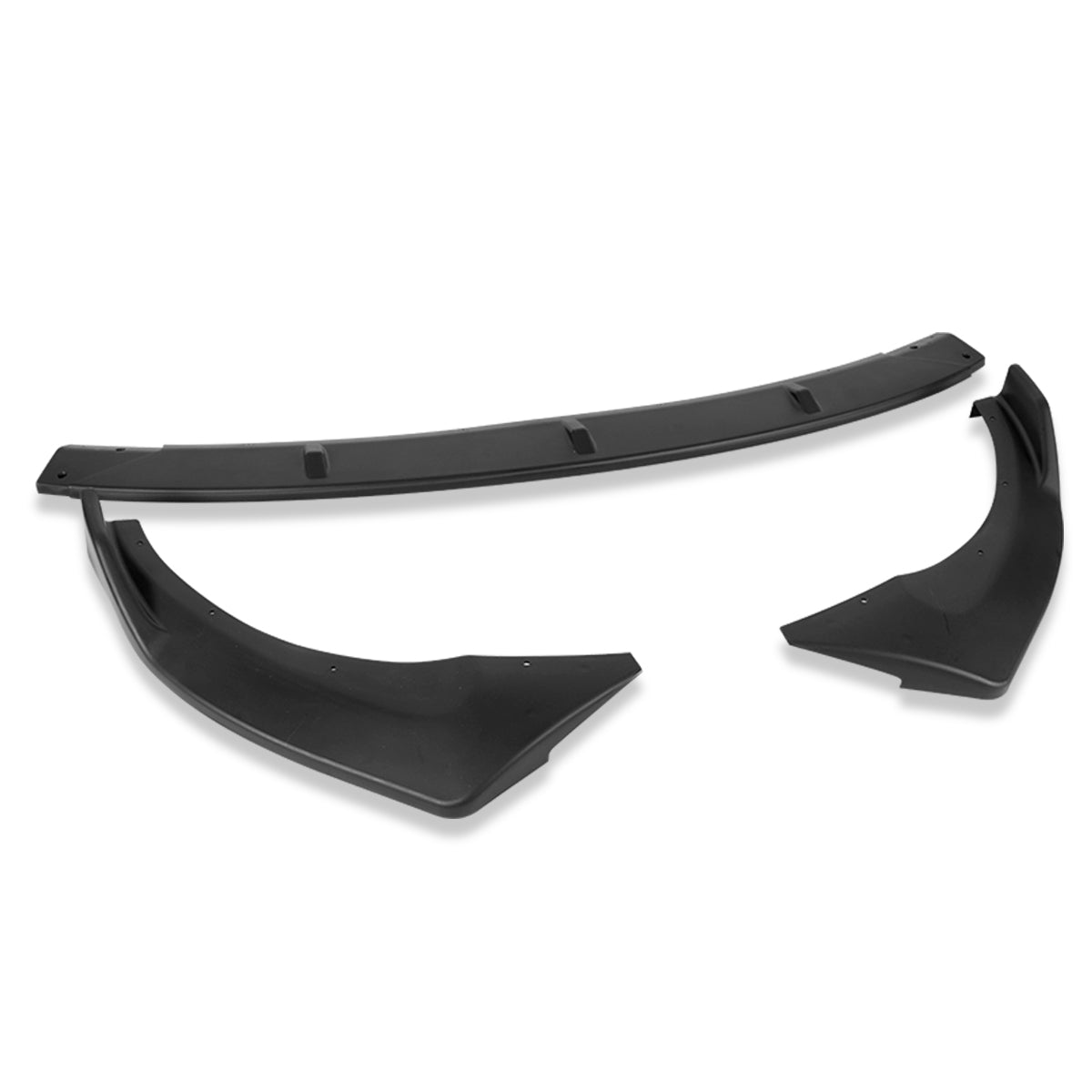 LIP FRONTAL 13-17 HYUNDAI VELOSTER TURBO - REQUIRES DRILLING BUMPER FOR INSTALLATION - 3PC - MATTE BLACK