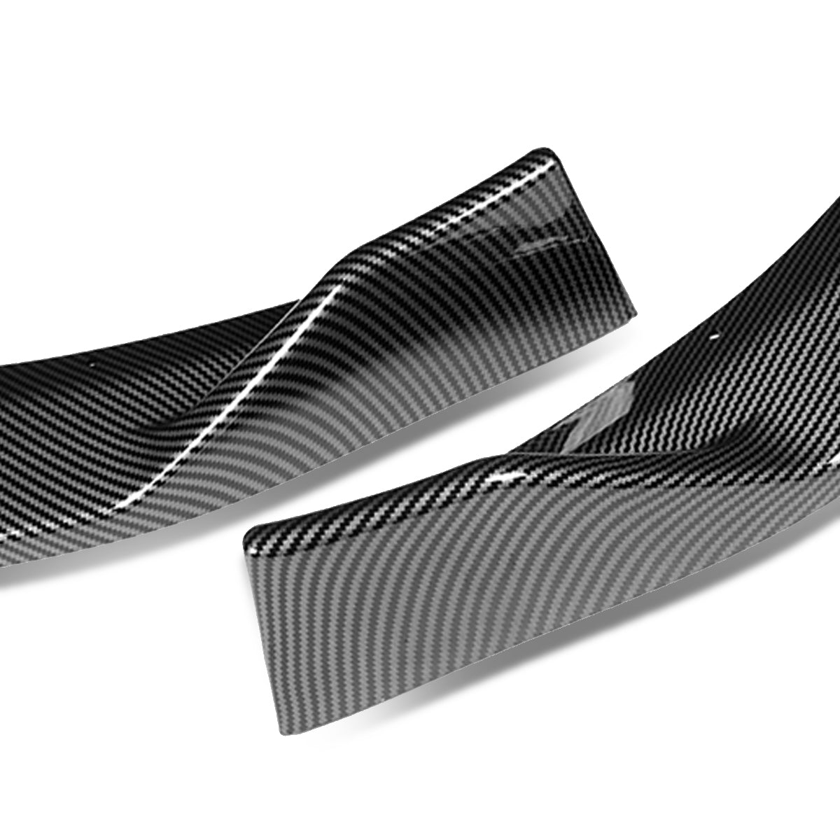 LIP FRONTAL 13-17 HYUNDAI VELOSTER TURBO - REQUIRES DRILLING BUMPER FOR INSTALLATION - 3PC - CARBON FIBER LOOK