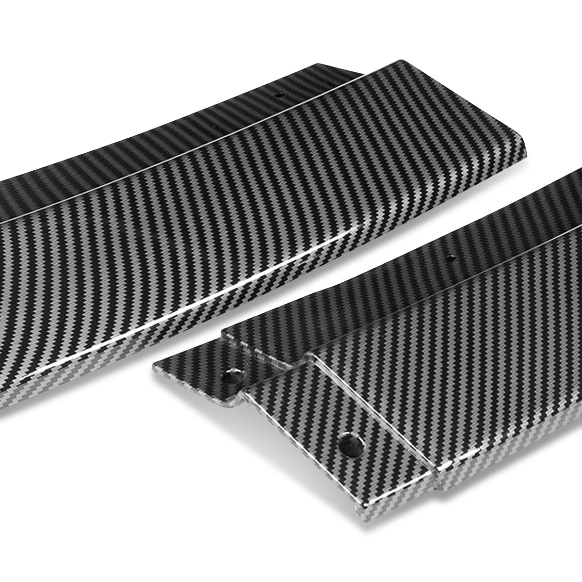 LIP FRONTAL 15-22 DODGE CHALLENGER SXT - REQUIRES DRILLING BUMPER FOR INSTALLATION - 3PC - CARBON FIBER LOOK