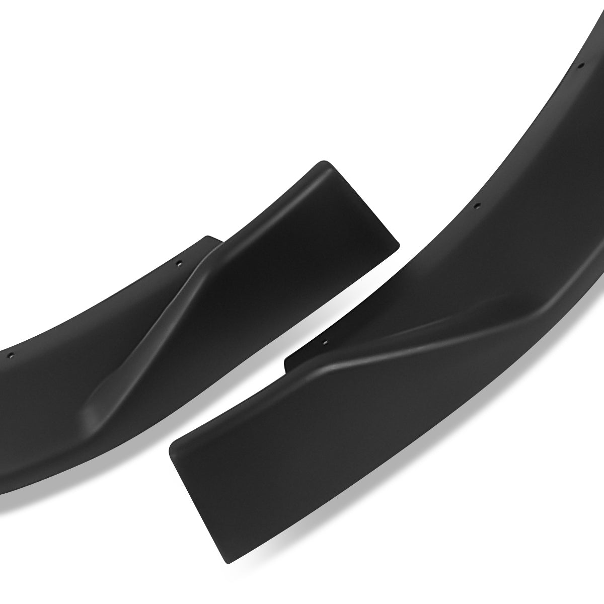 LIP FRONTAL 10-13 VOLKSWAGEN GOLF MK6 GTI - REQUIRES DRILLING BUMPER FOR INSTALLATION - 3PC - MATTE BLACK