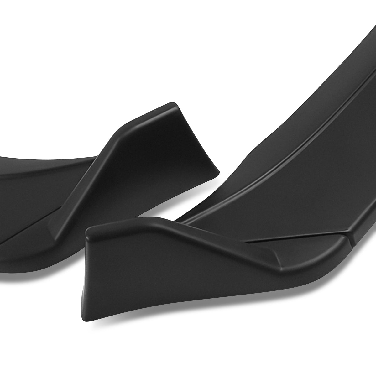 LIP FRONTAL 14-19 CHEVROLET CORVETTE - EXCLUDES ZR1 MODELS - REQUIRES DRILLING BUMPER FOR INSTALLATION - 3PC - MATTE BLACK