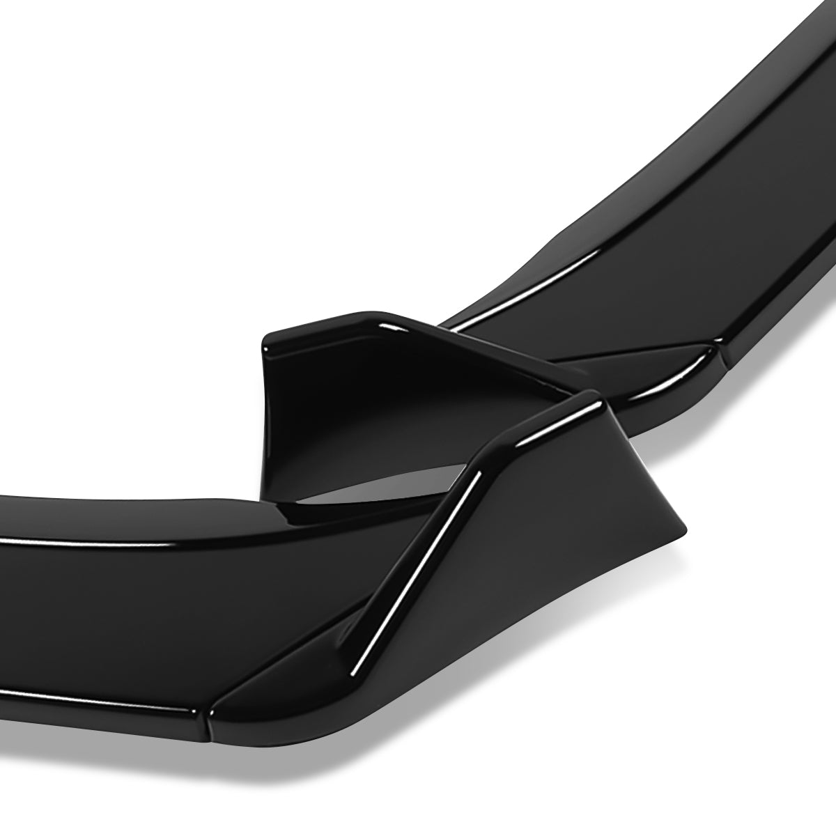 LIP FRONTAL 14-19 CHEVROLET CORVETTE - EXCLUDES ZR1 MODELS - REQUIRES DRILLING BUMPER FOR INSTALLATION - 3PC - PAINTED GLOSS BLACK