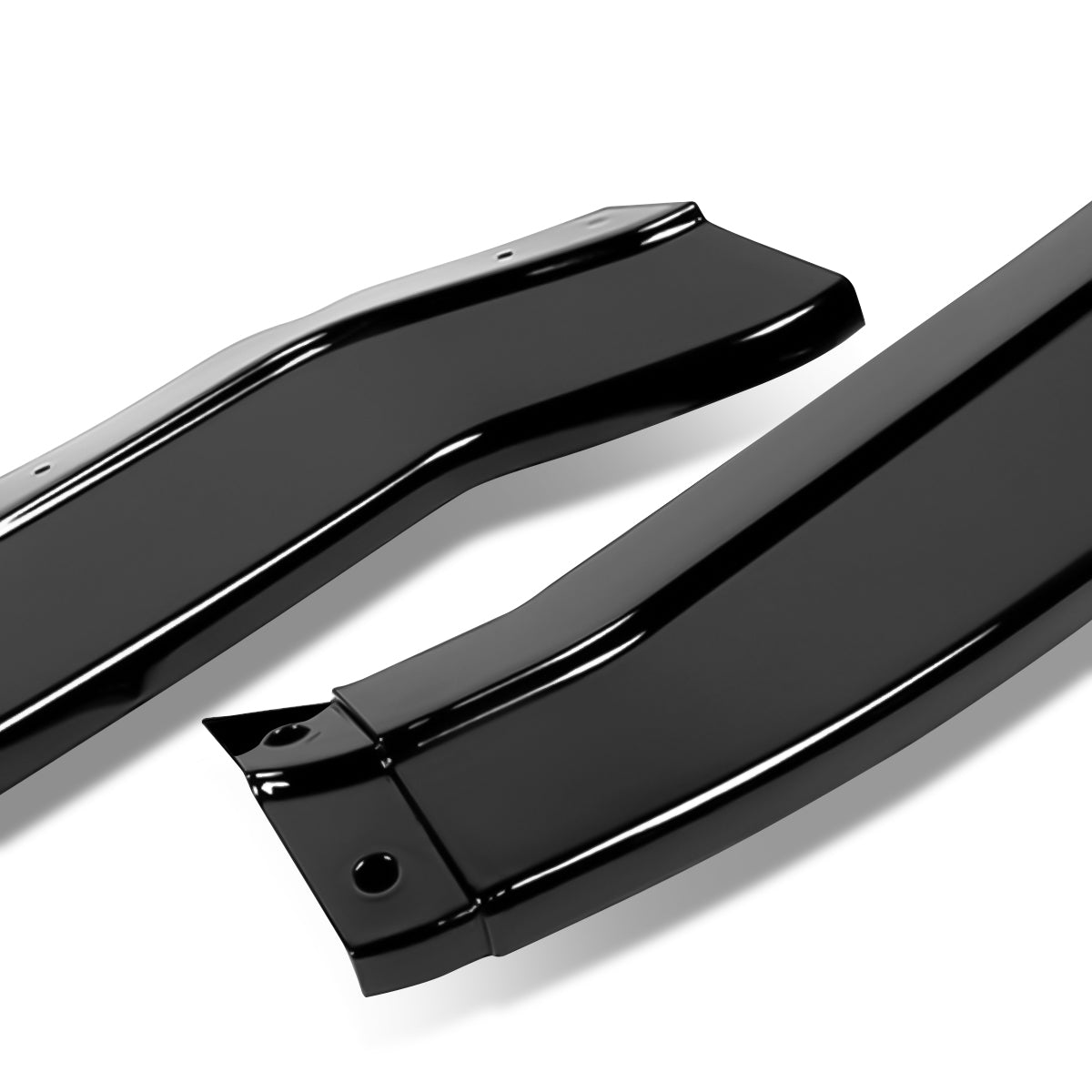 LIP FRONTAL 14-19 CHEVROLET CORVETTE - EXCLUDES ZR1 MODELS - REQUIRES DRILLING BUMPER FOR INSTALLATION - 3PC - PAINTED GLOSS BLACK