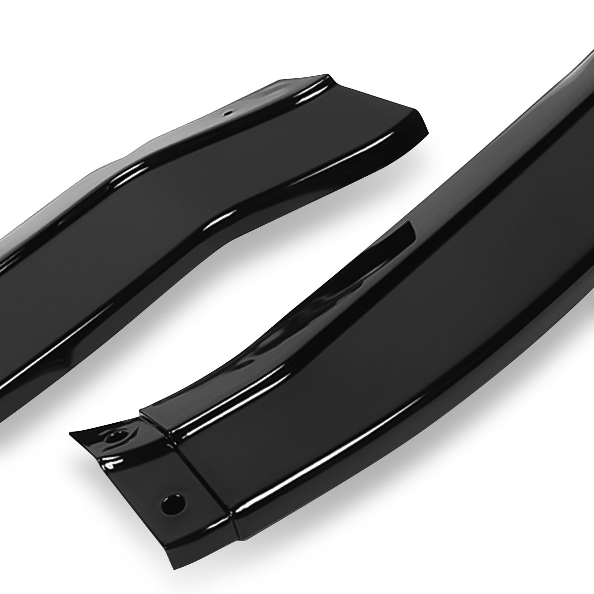 LIP FRONTAL 14-19 CHEVROLET CORVETTE - EXCLUDES ZR1 MODELS - REQUIRES DRILLING BUMPER FOR INSTALLATION - 3PC - PAINTED GLOSS BLACK