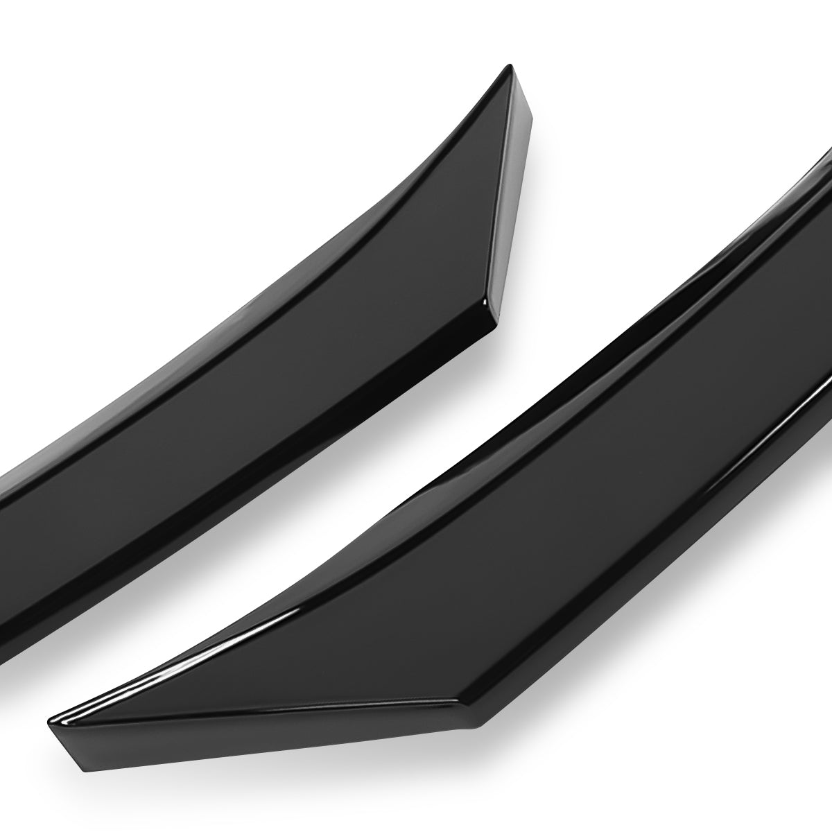 LIP FRONTAL 14-19 CHEVROLET CORVETTE - EXCLUDES ZR1 MODELS - REQUIRES DRILLING BUMPER FOR INSTALLATION - 3PC - PAINTED GLOSS BLACK