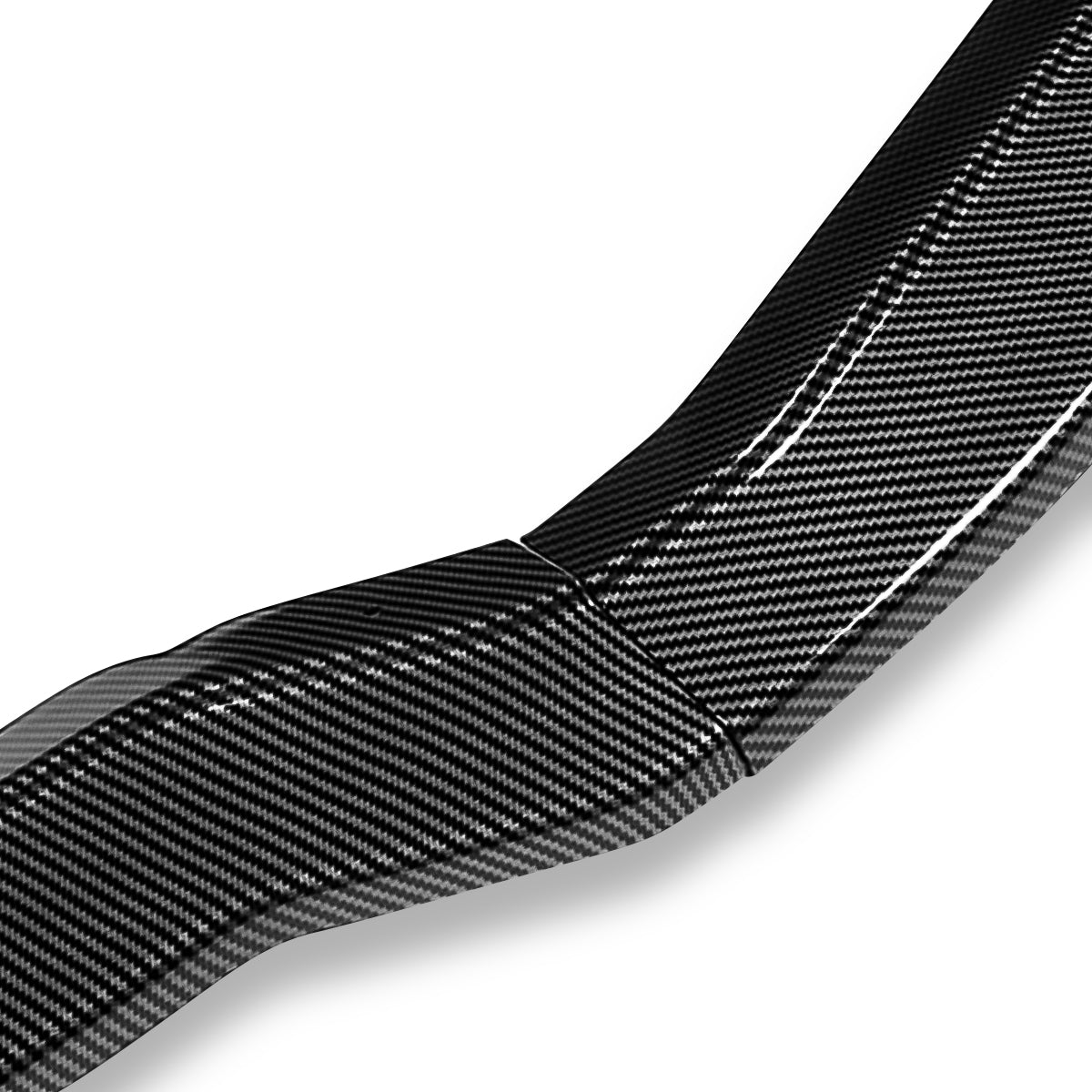 LIP FRONTAL 14-19 CHEVROLET CORVETTE - EXCLUDES ZR1 MODELS - REQUIRES DRILLING BUMPER FOR INSTALLATION - 3PC - CARBON FIBER LOOK
