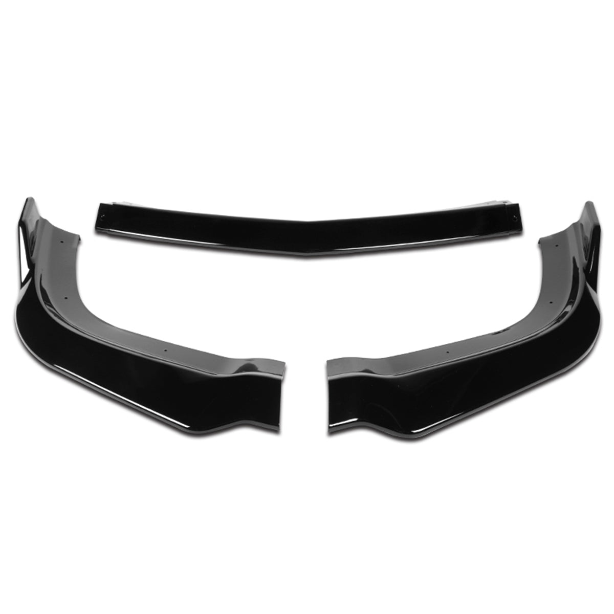 LIP FRONTAL 11-14 DODGE CHARGER SRT - REQURIES DRILLING BUMPER FOR INSTALLATION - 3PC - PAINTED GLOSS BLACK