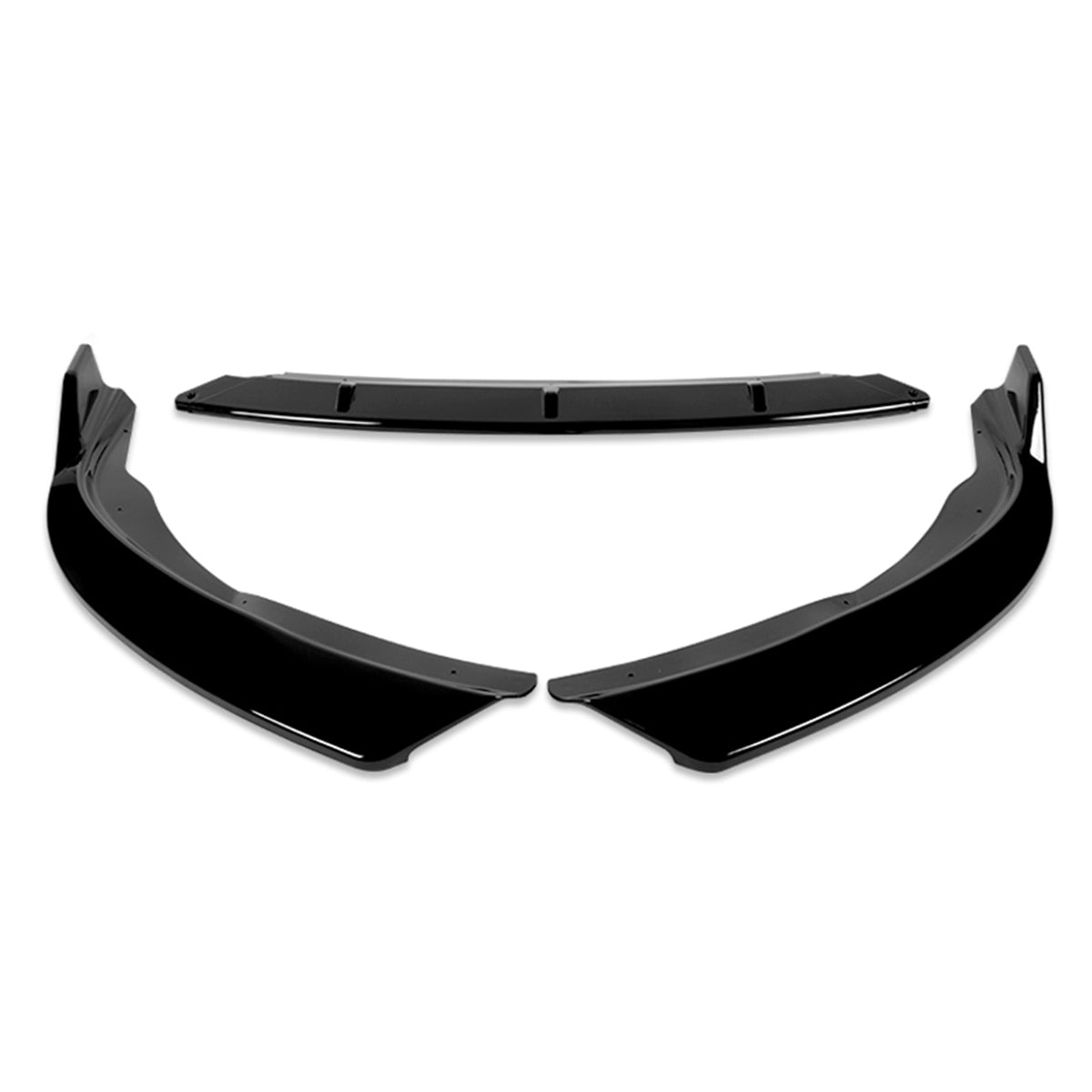 LIP FRONTAL 15-17 TOYOTA CAMRY - REQUIRES DRILLING BUMPER FOR INSTALLATION - 3PC - PAINTED GLOSS BLACK