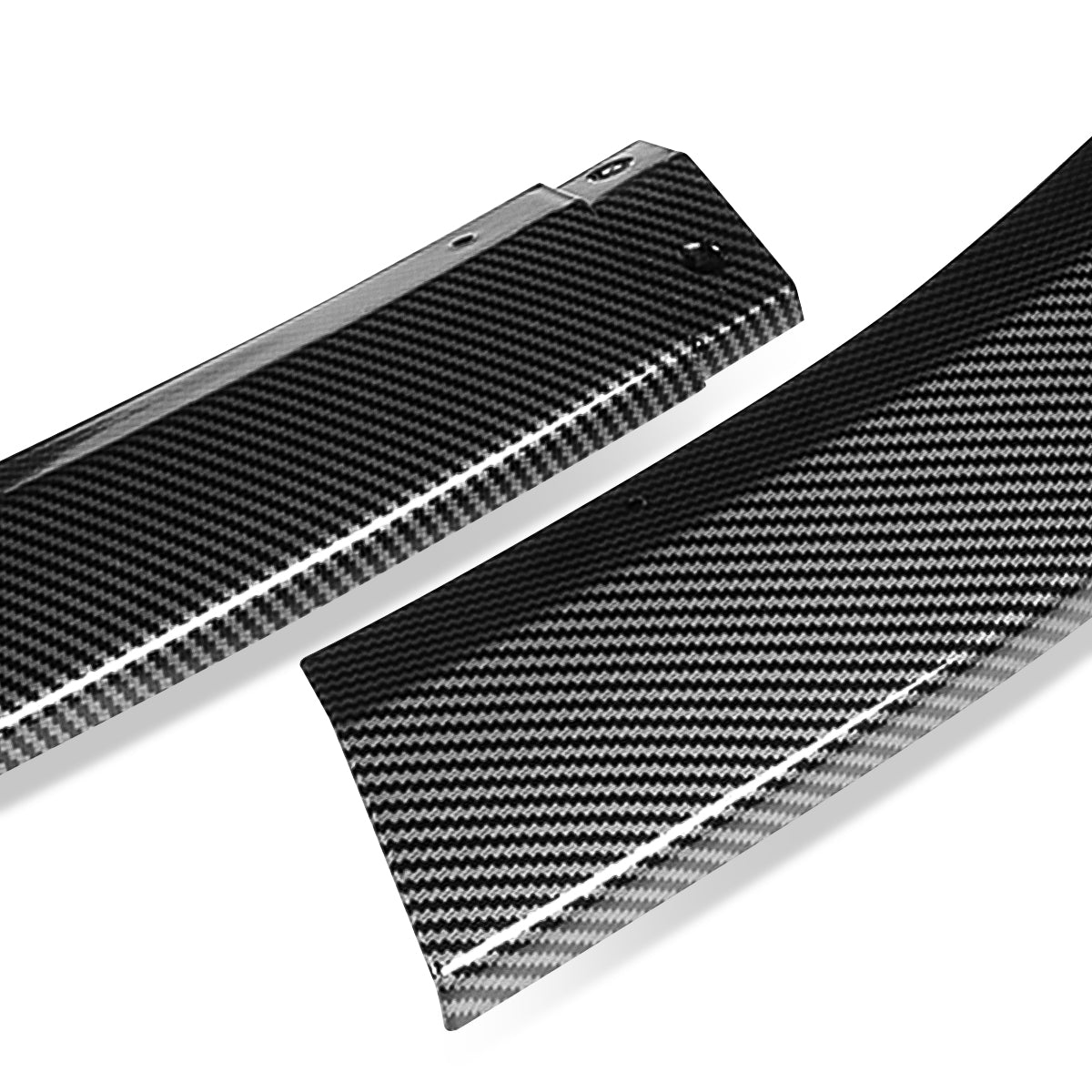 LIP FRONTAL 03-05 NISSAN 350Z Z33 - REQUIRES DRILLING BUMPER FOR INSTALLATION - 3PC - CARBON FIBER LOOK