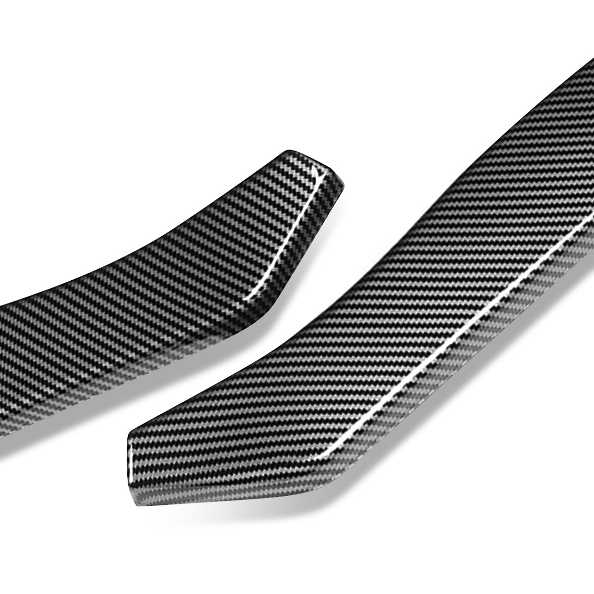 LIP FRONTAL 03-05 NISSAN 350Z Z33 - REQUIRES DRILLING BUMPER FOR INSTALLATION - 3PC - CARBON FIBER LOOK