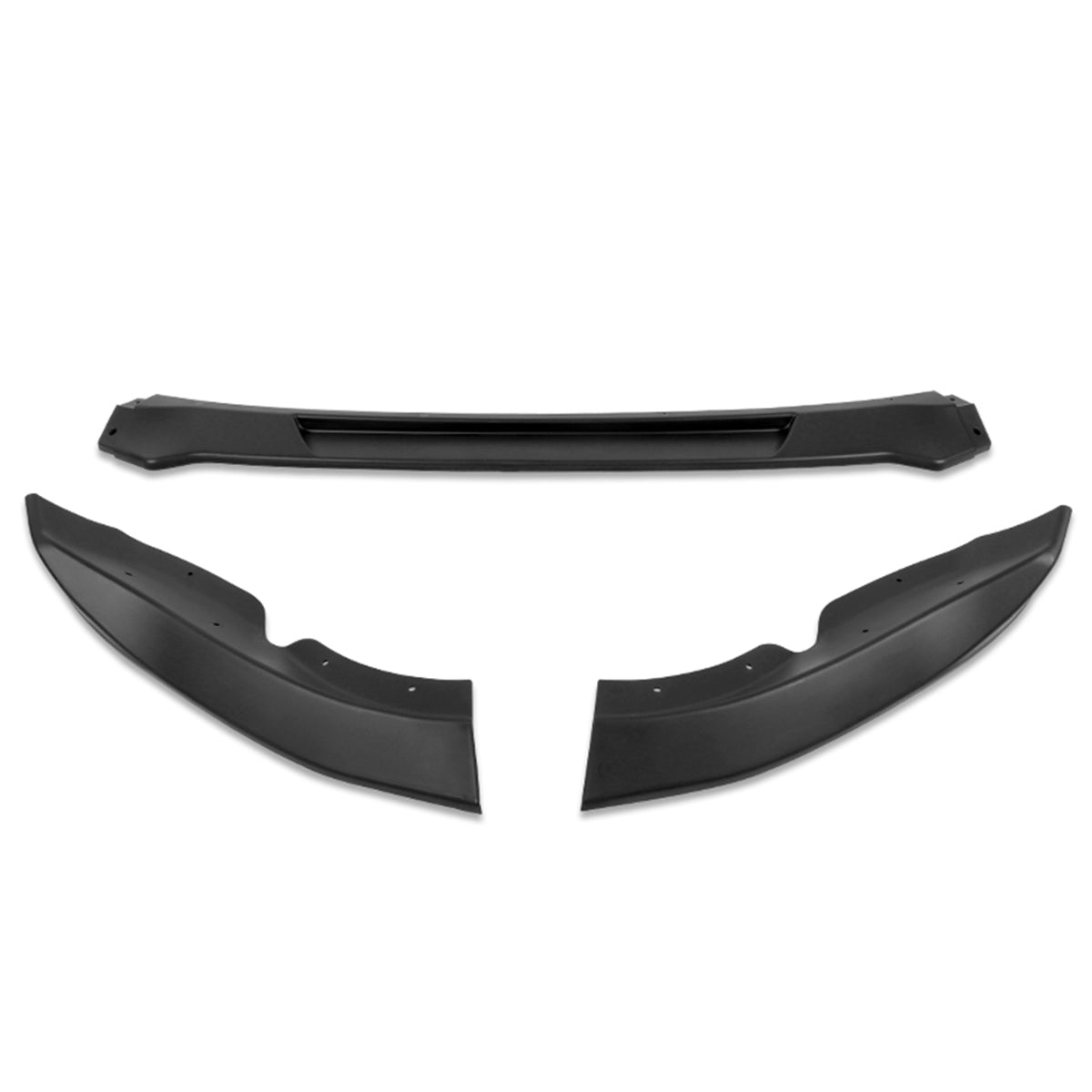 LIP FRONTAL 09-12 NISSAN 370Z - REQUIRES DRILLING BUMPER FOR INSTALLATION - 3PC - MATTE BLACK