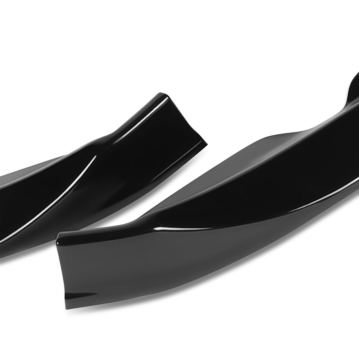 LIP FRONTAL 09-12 NISSAN 370Z - REQUIRES DRILLING BUMPER FOR INSTALLATION - 3PC - PAINTED GLOSS BLACK