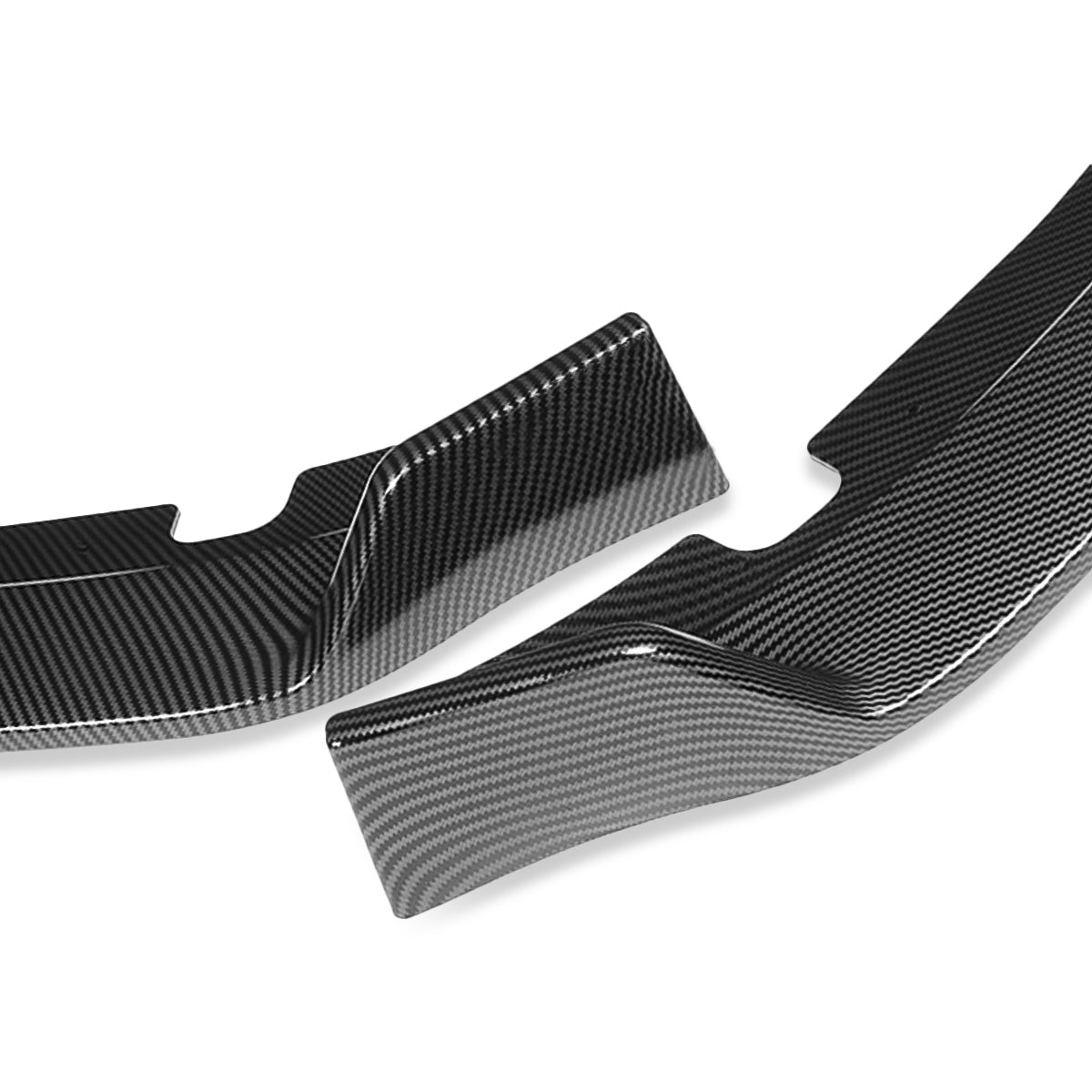 LIP FRONTAL 15-17 HYUNDAI SONATA - REQUIRES DRILLING BUMPER FOR INSTALLATION - 3PC - CARBON FIBER LOOK
