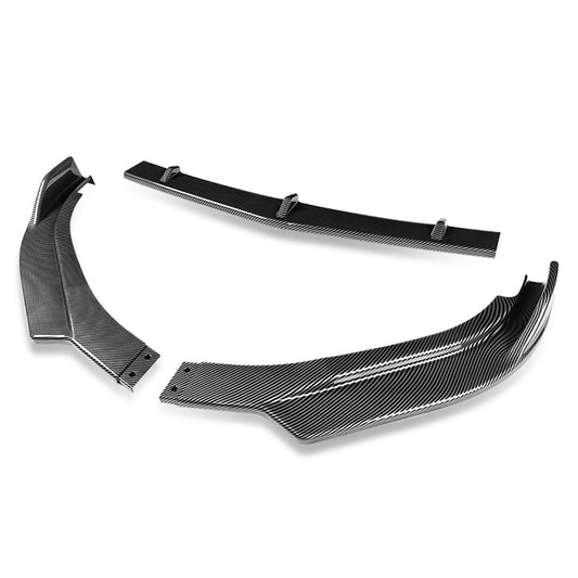 LIP FRONTAL 17-21 ALFA ROMEO GIULIA - REQUIRES DRILLING BUMPER FOR INSTALLATION - 3PC - CARBON FIBER LOOK