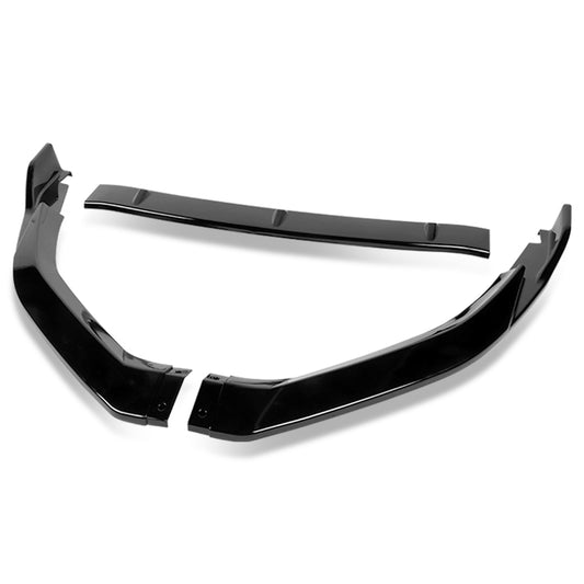 LIP FRONTAL 16-18 NISSAN MAXIMA - REQUIRES DRILLING BUMPER FOR INSTALLATION - 3PC - PAINTED GLOSS BLACK