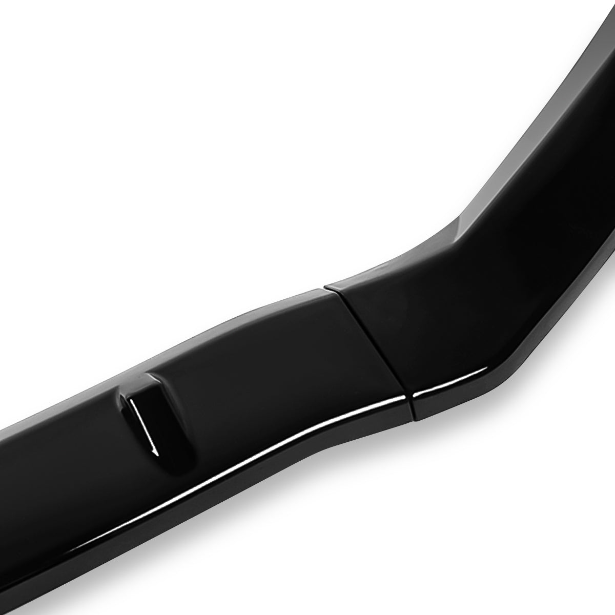 LIP FRONTAL 16-18 NISSAN MAXIMA - REQUIRES DRILLING BUMPER FOR INSTALLATION - 3PC - PAINTED GLOSS BLACK