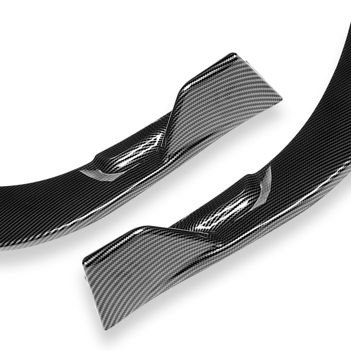 LIP FRONTAL 16-18 LEXUS ES300H, ES350 - REQUIRES DRILLING BUMPER FOR INSTALLATION - 3PC - CARBON FIBER LOOK