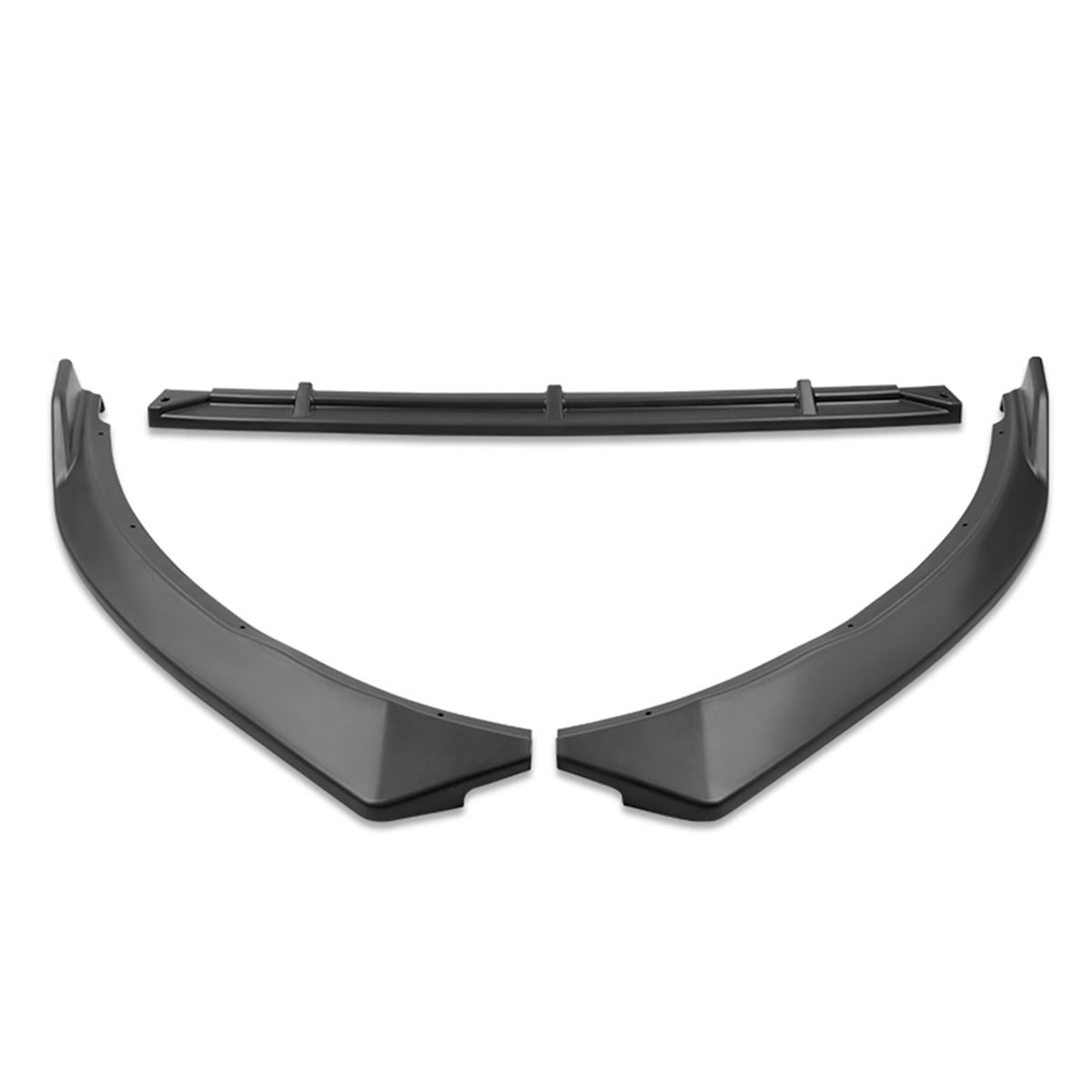 LIP FRONTAL 11-13 KIA OPTIMA - FITS SX, HYBRID MODEL ONLY - DOES NOT FIT EX, LX MODEL - REQUIRES DRILLING BUMPER FOR INSTALLATION - 3PC - MATTE BLACK
