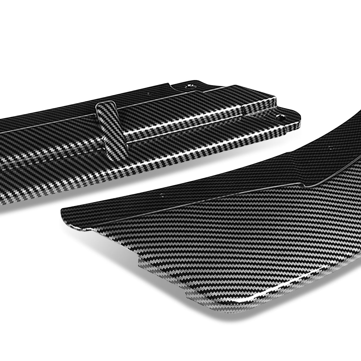 LIP FRONTAL 16-18 KIA OPTIMA - FITS SX, SXL, S ONLY - REQUIRES DRILLING BUMPER FOR INSTALLATION - 3PC - CARBON FIBER LOOK