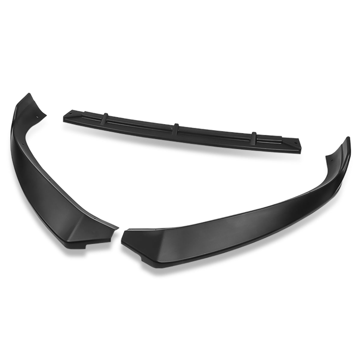 LIP FRONTAL 16-20 TESLA MODEL S - REQUIRES DRILLING BUMPER FOR INSTALLATION - 3PC - MATTE BLACK