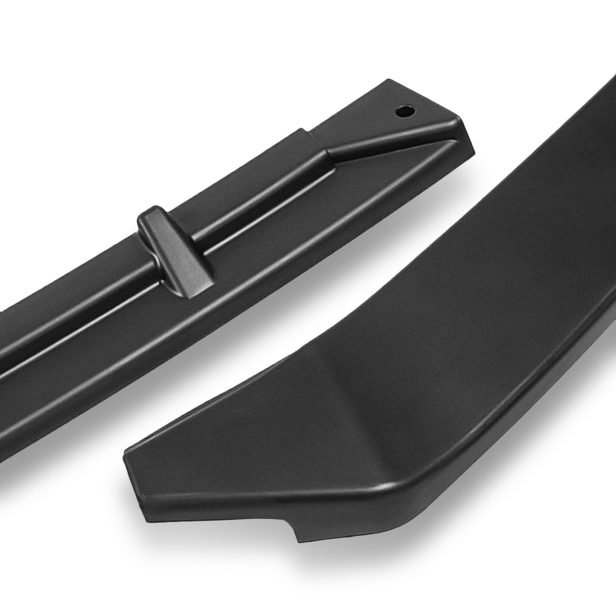LIP FRONTAL 16-20 TESLA MODEL S - REQUIRES DRILLING BUMPER FOR INSTALLATION - 3PC - MATTE BLACK