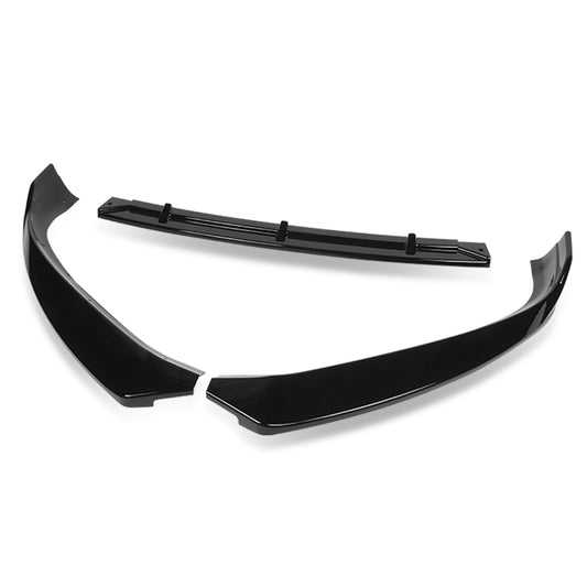 LIP FRONTAL 16-20 TESLA MODEL S - REQUIRES DRILLING BUMPER FOR INSTALLATION - 3PC - PAINTED GLOSS BLACK