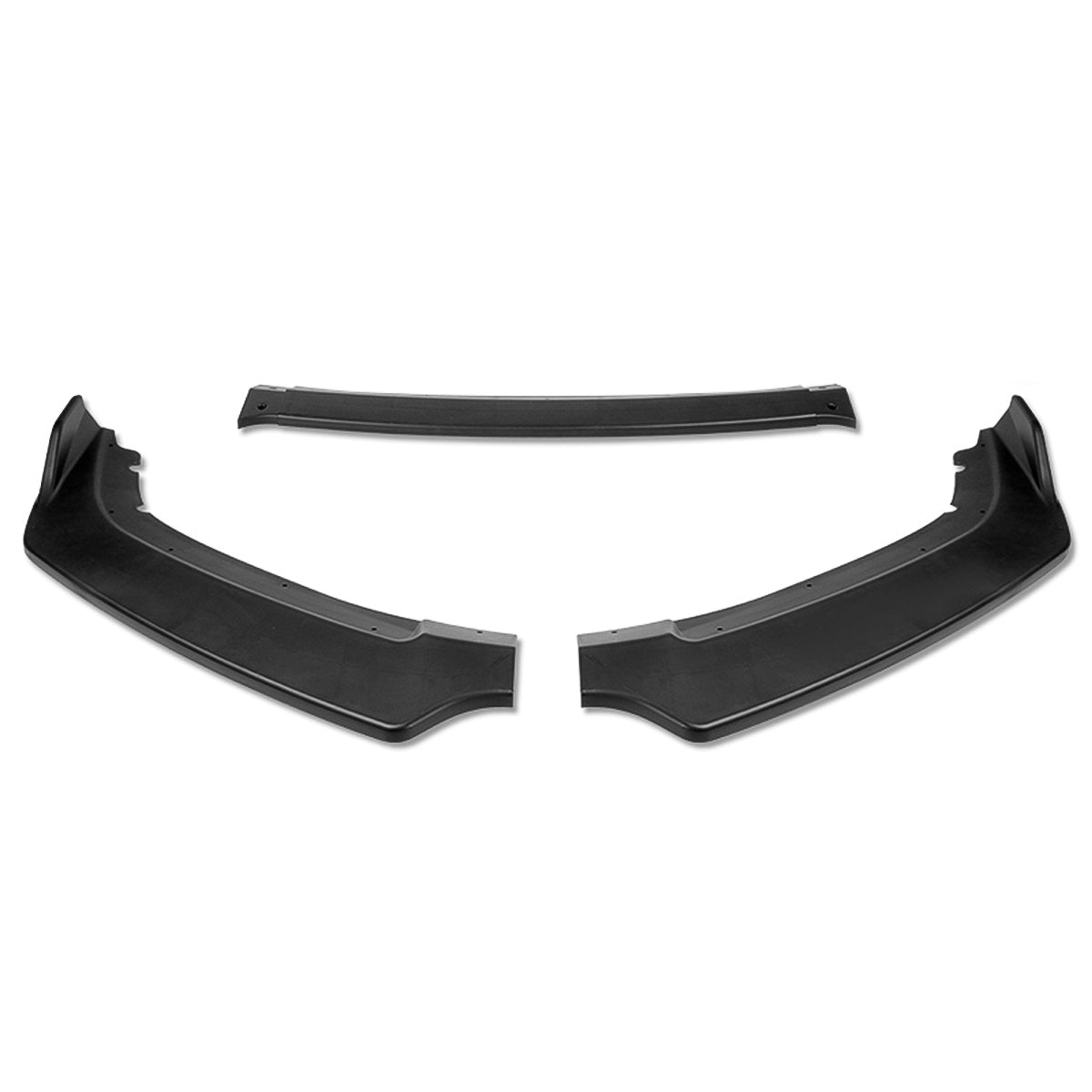 LIP FRONTAL 16-20 HONDA CIVIC SEDAN / COUPE - REQUIRES DRILLING BUMPER FOR INSTALLATION - 3PC - MATTE BLACK