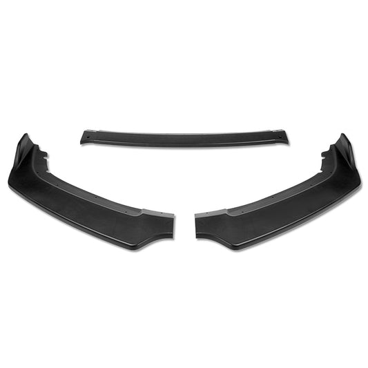 LIP FRONTAL 16-20 HONDA CIVIC SEDAN / COUPE - REQUIRES DRILLING BUMPER FOR INSTALLATION - 3PC - MATTE BLACK