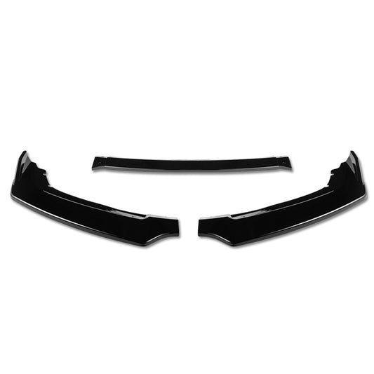 LIP FRONTAL 16-20 HONDA CIVIC SEDAN / COUPE - REQUIRES DRILLING BUMPER FOR INSTALLATION - 3PC - PAINTED GLOSS BLACK
