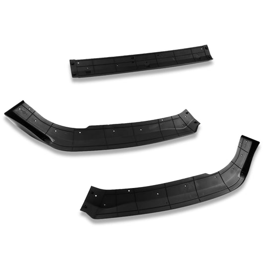 LIP FRONTAL 18-22 HONDA ACCORD SEDAN - REQUIRES DRILLING BUMPER FOR INSTALLATION - 3PC - PAINTED GLOSS BLACK