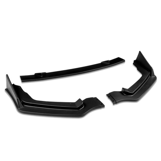 LIP FRONTAL 14-17 INFINITI Q50 - FITS SPORT MODELS ONLY - REQUIRES DRILLING BUMPER FOR INSTALLATION - 3PC - MATTE BLACK