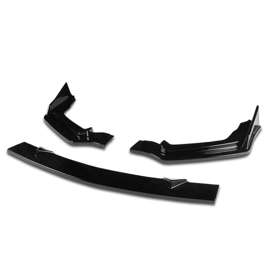 LIP FRONTAL 14-17 INFINITI Q50 - FITS SPORT MODELS ONLY - REQUIRES DRILLING BUMPER FOR INSTALLATION - 3PC - PAINTED GLOSS BLACK