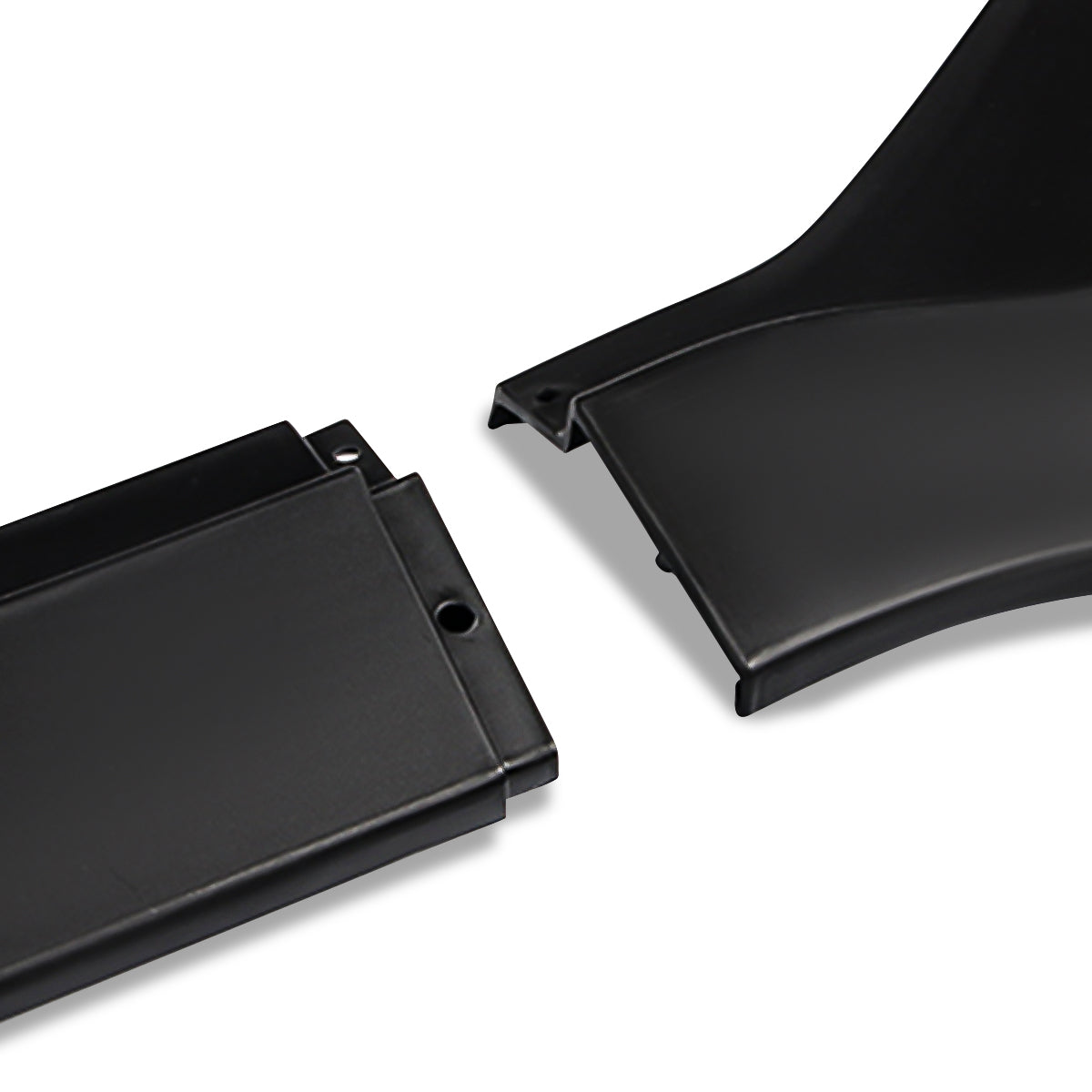 LIP FRONTAL 15-17 FORD MUSTANG GT WITHOUT PERFORMANCE OR 50TH PACKAGE - REQUIRES DRILLING BUMPER FOR INSTALLATION - 3PC - MATTE BLACK