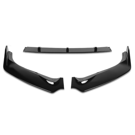 LIP FRONTAL 16-19 NISSAN SENTRA - REQUIRES DRILLING BUMPER FOR INSTALLATION - 3PC - PAINTED GLOSS BLACK