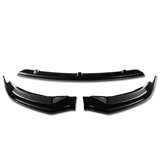 LIP FRONTAL 17-21 TESLA MODEL 3 - REQUIRES DRILLING BUMPER FOR INSTALLATION - 3PC - PAINTED GLOSS BLACK