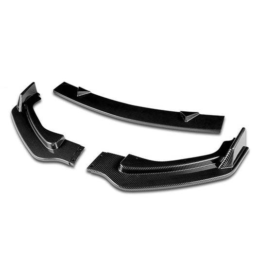 LIP FRONTAL 14-17 INFINITI Q50 - FITS NON SPORT MODELS ONLY - REQUIRES DRILLING BUMPER FOR INSTALLATION - 3PC - CARBON FIBER LOOK