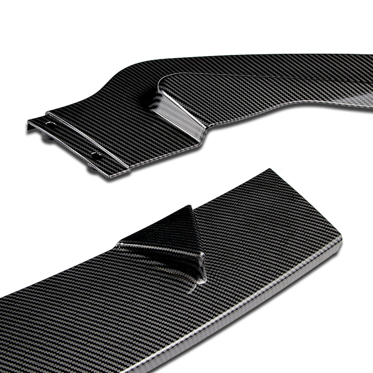 LIP FRONTAL 14-17 INFINITI Q50 - FITS NON SPORT MODELS ONLY - REQUIRES DRILLING BUMPER FOR INSTALLATION - 3PC - CARBON FIBER LOOK