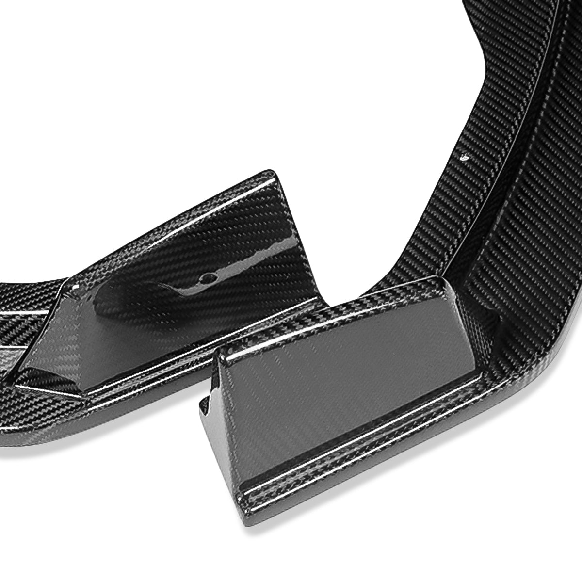 LIP FRONTAL 14-17 HONDA FIT - REQUIRES DRILLING BUMPER FOR INSTALLATION - 3PC - REAL CARBON FIBER