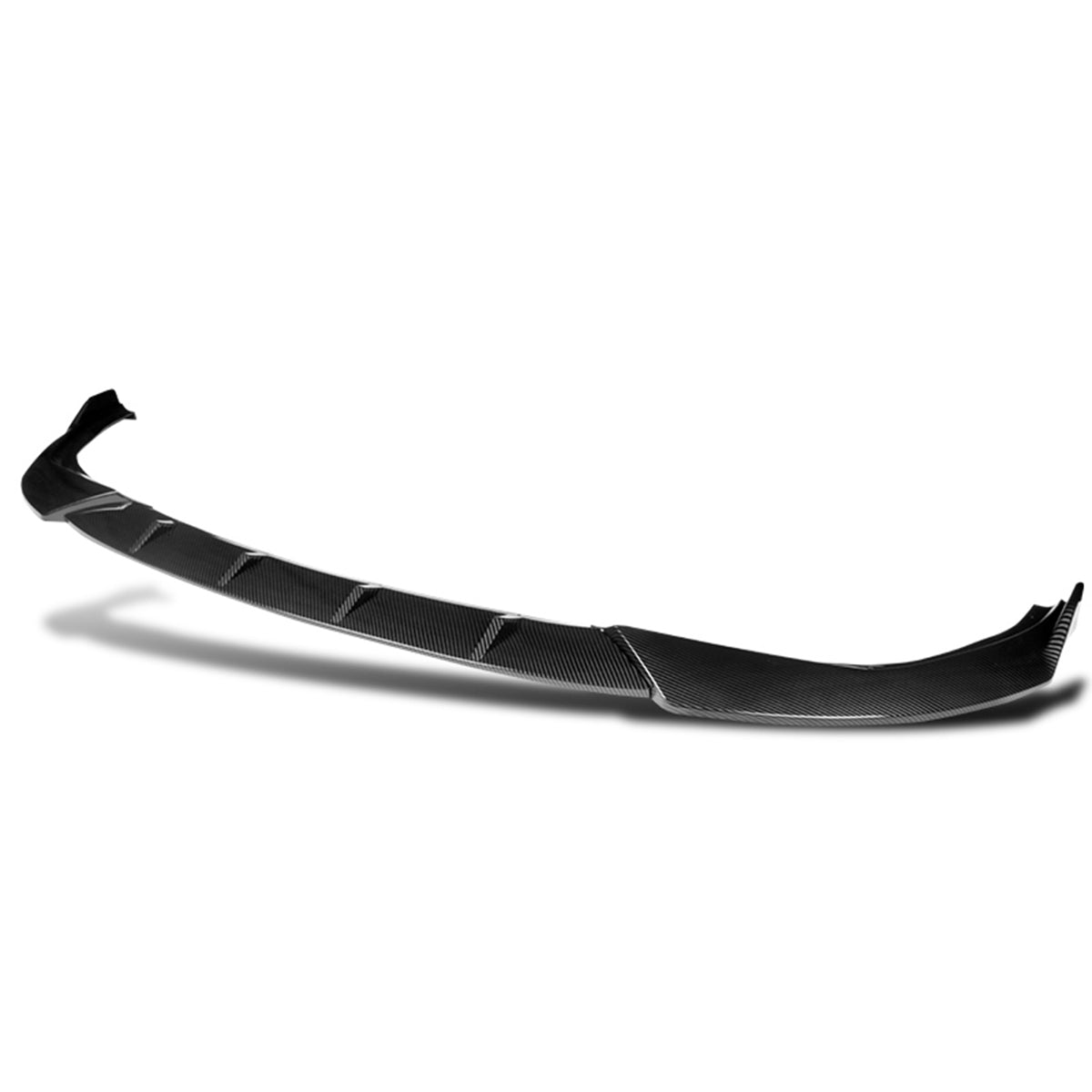 LIP FRONTAL 19-21 BMW G20, 330E, M340I, M340I XDRIVE, 330I - FITS MODELS WITH M-SPORT FRONT BUMPER - REQUIRES DRILLING BUMPER FOR INSTALLATION - 3PC - CARBON FIBER LOOK