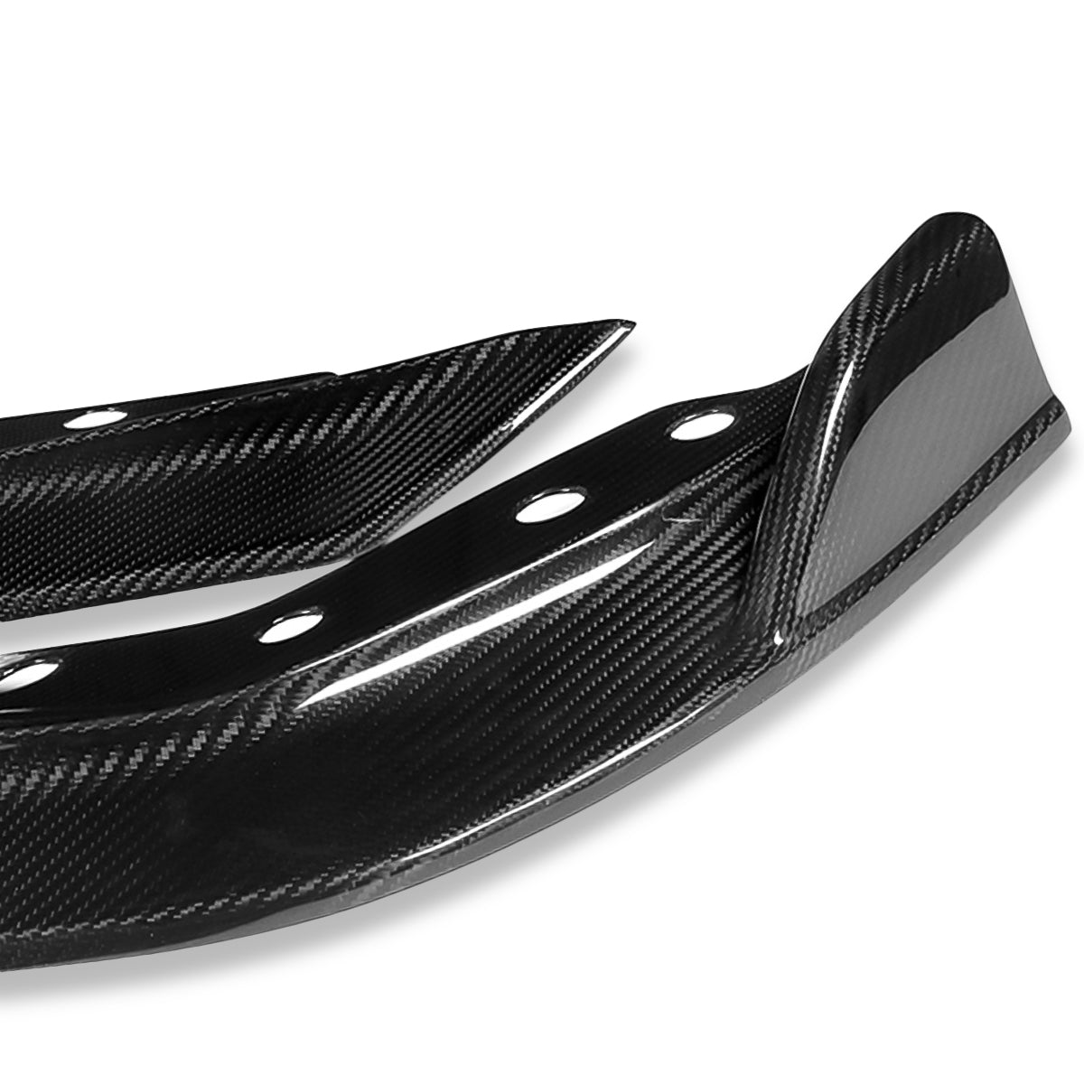 LIP FRONTAL 19-21 BMW G20, 330E, M340I, M340I XDRIVE, 330I - FITS MODELS WITH M-SPORT FRONT BUMPER - REQUIRES DRILLING BUMPER FOR INSTALLATION - 3PC - REAL CARBON FIBER