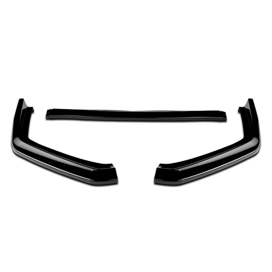 LIP FRONTAL 15-21 SUBARU WRX STI SEDAN - REQUIRES DRILLING BUMPER FOR INSTALLATION - 3PC - PAINTED GLOSS BLACK