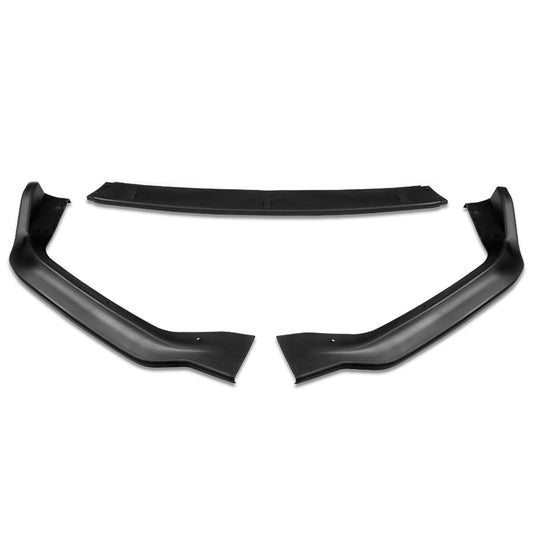 LIP FRONTAL 14-16 LEXUS - FITS 1S350, IS250 F-SPORT ONLY - REQUIRES DRILLING BUMPER FOR INSTALLATION - 3PC - MATTE BLACK