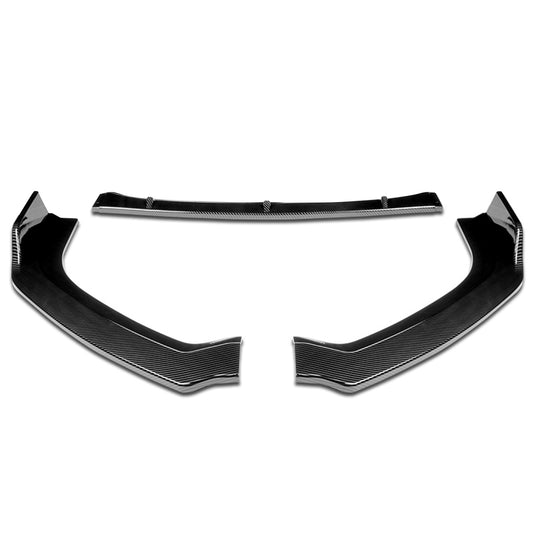 LIP FRONTAL 19-22 NISSAN ALTIMA SEDAN - REQUIRES DRILLING BUMPER FOR INSTALLATION - 3PC - CARBON FIBER LOOK