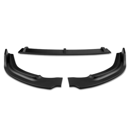 LIP FRONTAL 06-08 HONDA CIVIC SEDAN 4-DR - REQUIRES DRILLING BUMPER FOR INSTALLATION - 3PC - MATTE BLACK