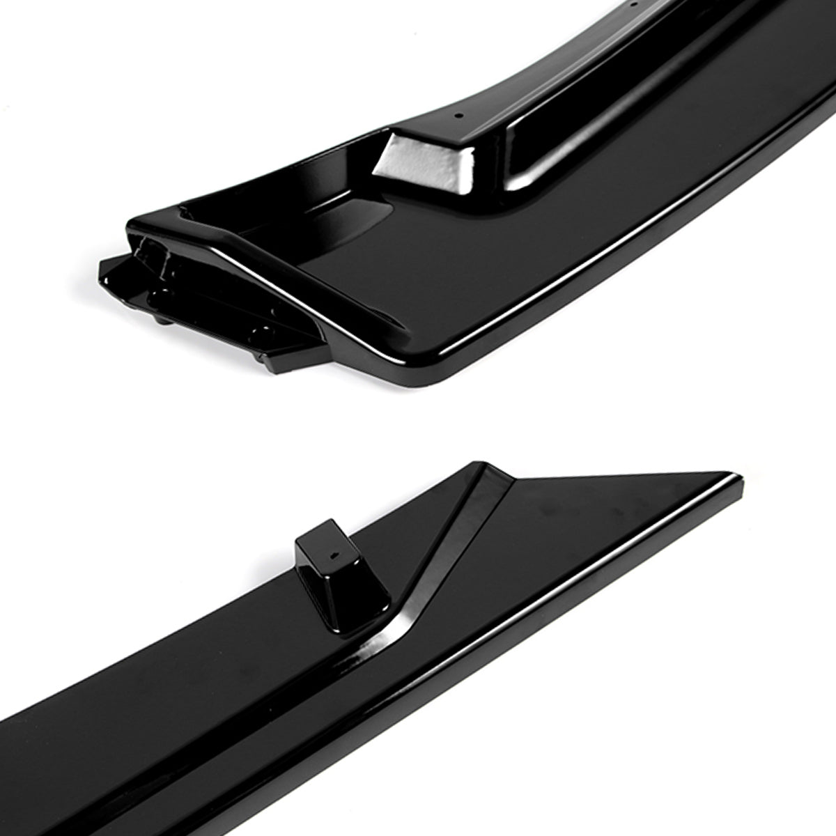 LIP FRONTAL 14-18 MAZDA 3 - REQUIRES DRILLING BUMPER FOR INSTALLATION - 3PC - PAINTED GLOSS BLACK