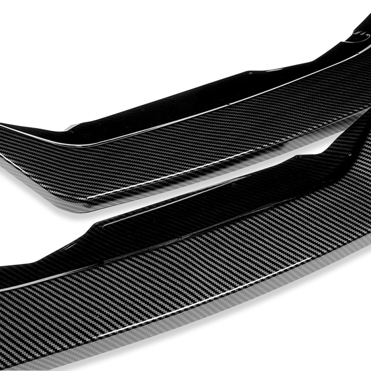LIP FRONTAL 20-22 NISSAN SENTRA - REQUIRES DRILLING BUMPER FOR INSTALLATION - 3PC - CARBON FIBER LOOK