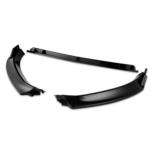 LIP FRONTAL 14-17 VOLKSWAGEN GOLF - REQUIRES DRILLING BUMPER FOR INSTALLATION - 3PC - PAINTED GLOSS BLACK